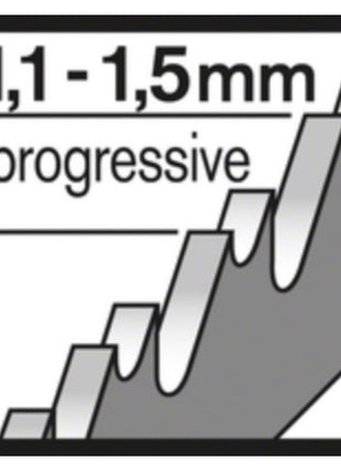 Bosch T 118 AF Stichsägeblätter Flexible for Metal für Metall - 100 Stück, gefräste gewellte progressive Zahnausführung, für Stichsägen mit T-Schaft-Aufnahme - Toolbrothers