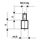 KÄFER Palpeur  D. 4,8 mm plan ( 4000851676 )