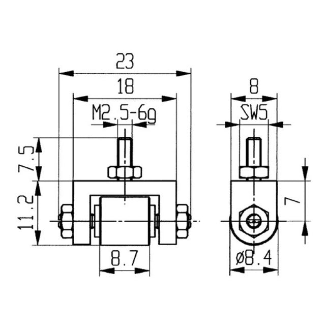 KÄFER Palpeur  D. 8,4 mm rouleau ( 4000851681 )