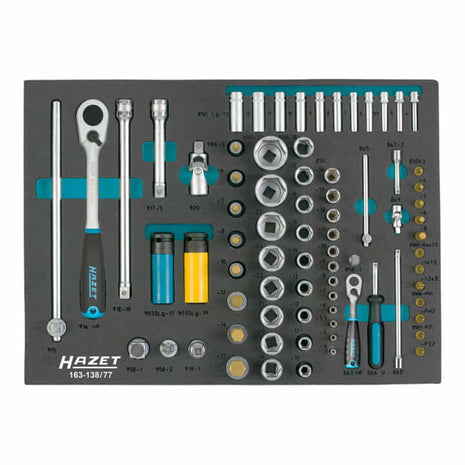 HAZET Module à outils 163-138/77 77 pièces ( 4000871221 )