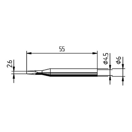 ERSA Panne série 162 en forme de burin ( 4000872419 )