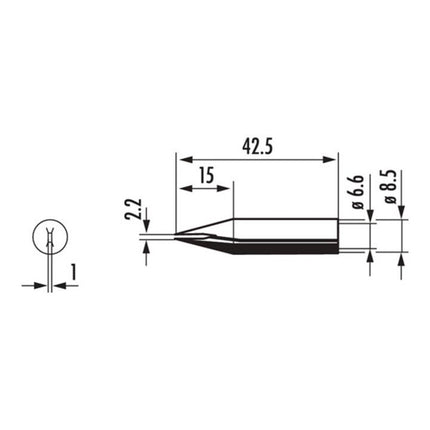 ERSA Panne série 842 en forme de burin ( 4000872529 )