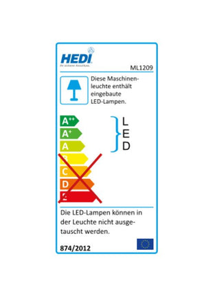 HEDI Lampe de travail / de machine  9 W ( 4000873297 )