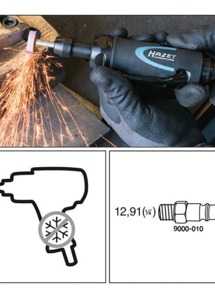 HAZET Meuleuse pneumatique droite 9032N-1 2000-25000 min-¹ ( 4000898931 )