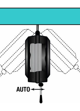 HAZET Enrouleur de tuyau d'air comprimé 9040N-10 pour air comprimé et eau ( 4000898953 )