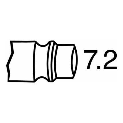 Pistolet de soufflage d'air comprimé HAZET 9040-3 12 bar ( 4000898954 )