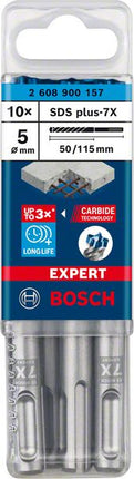 Wiertarka udarowa BOSCH Expert SDS-7X Ø 5 mm długość robocza 50 mm długość 115 mm ( 4000909967 )