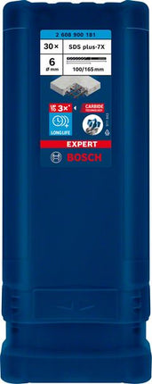 BOSCH Foret marteau Expert SDS-7X D. 6 mm L.de travail 100 mm L.165 mm ( 4000909987 )