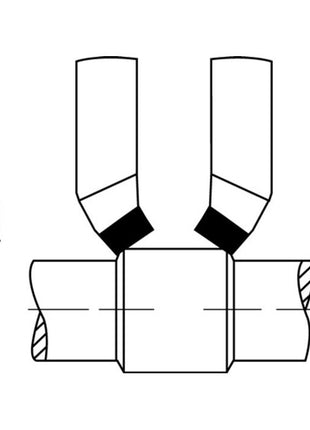 WILKE Outils à charioter DIN 4972 ISO2 12 x 12 mm ( 4118605102 )