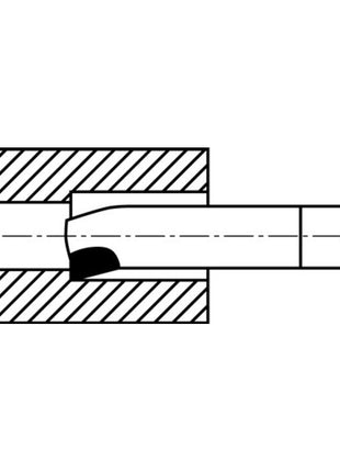 WILKE Outil à charioter intérieur DIN 4973 ISO8 12 x 12 mm ( 4118610152 )