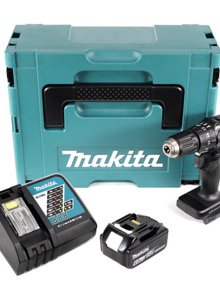 Makita DHP 483 RG1JB Akku Schlagbohrschrauber 18 V 40Nm schwarz im Makpac + 1x 6,0Ah Akku + Ladegerät - Toolbrothers