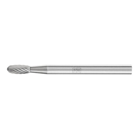 PFERD Petite fraise sur tige forme TRE D. 3 mm L. tête 7 mm D. de la tige 3 mm ( 4142038512 )