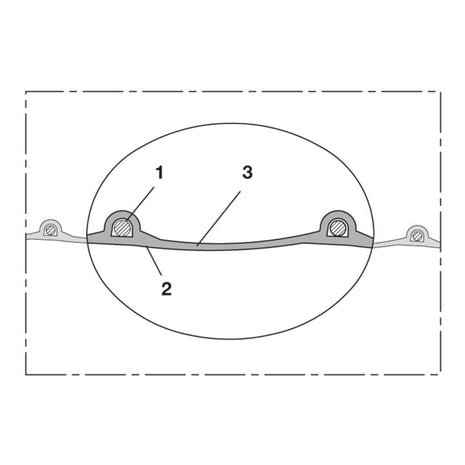 NORRES Absaug- und Gebläseschlauch PROTAPE® PUR 330 FOOD Innen-D. 60 mm Außen-D. 68 mm ( 4501400101 )