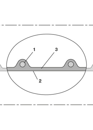 NORRES Tuyau d'aspiration et de refoulement AIRDUC® PUR 351 FOOD D. intérieur 60 mm D. ext. 68 mm ( 4501400121 )