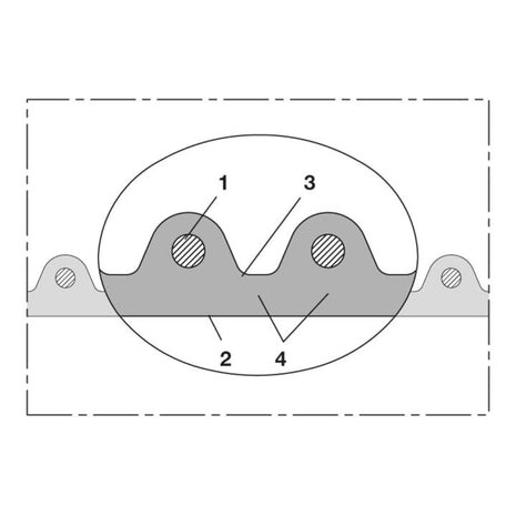 NORRES suction and delivery hose AIRDUC(R) PUR 356 AS inner Ø 32 mm ( 4501400200 )