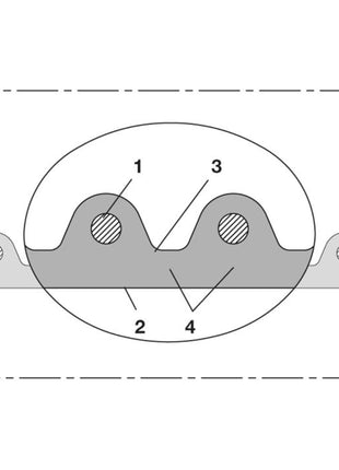 NORRES Saug- und Förderschlauch AIRDUC® PUR 356 AS Innen-Ø 60 mm ( 4501400204 )