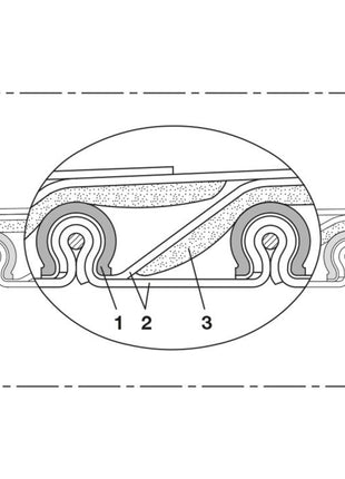 NORRES Absaug- und Gebläseschlauch TIMBERDUC® PUR 532 AS Innen-Ø 70 mm ( 4501400232 )