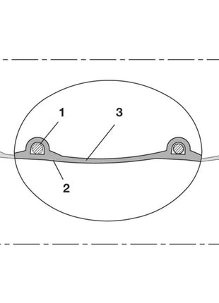 NORRES Tuyau d'aspiration et de soufflage PROTAPE(R) PVC 310 Ø intérieur 50-51 mm ( 4501400270 )