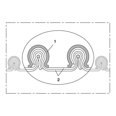 NORRES Tuyau d'aspiration CP HiTex 481 Ø intérieur 120 mm ( 4501400483 )