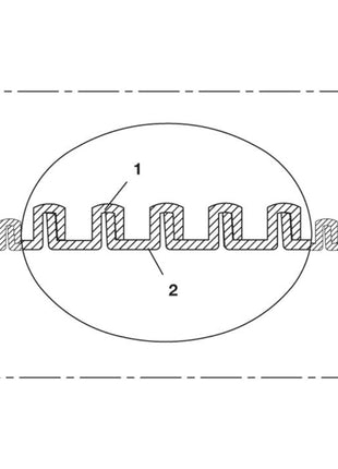 NORRES suction hose EVA 373 inner Ø 32 mm ( 4501400680 )