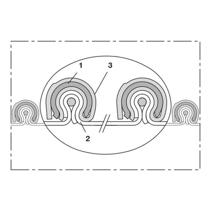 NORRES Tuyau d'échappement CP HYP 450 PROTECT Ø intérieur 75-76 mm ( 4501402736 )