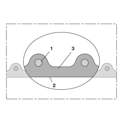 NORRES Tuyau d’aspiration et de refoulement AIRDUC® PUR-INOX 355 FOOD-AS D. int. 75 mm D. ext. 86 mm ( 4502401027 )