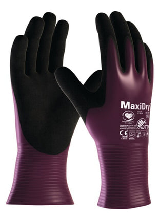 Guantes químicos ATG MaxiDry® 56-426 talla 9 violeta/negro ( 4702000167 )