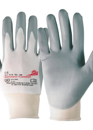 Guantes HONEYWELL Camapur Comfort 619 talla 8 blanco/gris (4702001107)