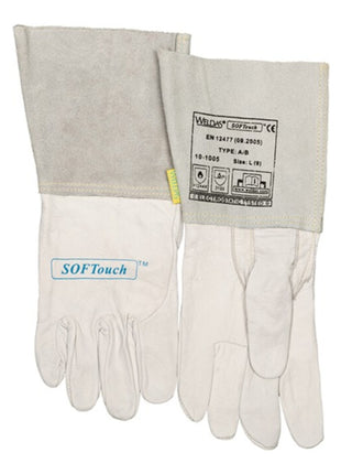 Guantes de soldadura WELDAS talla L (9) natural (4702005013)