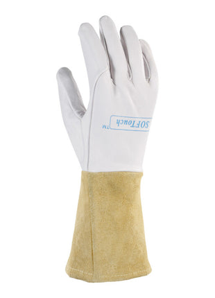 Guantes de soldadura WELDAS talla XXL (10,5) natural/naranja (4702005019)