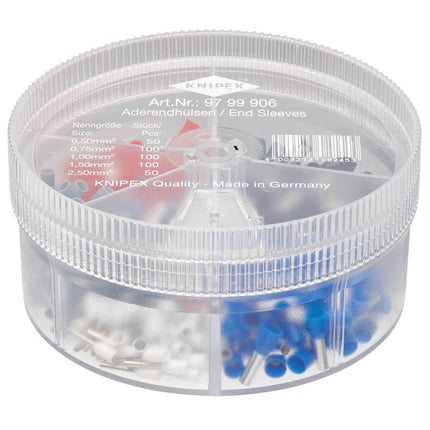 KNIPEX boîte d'assortiment 400 pièces 0,5 - 2,5 mm² ( 8000272808 )