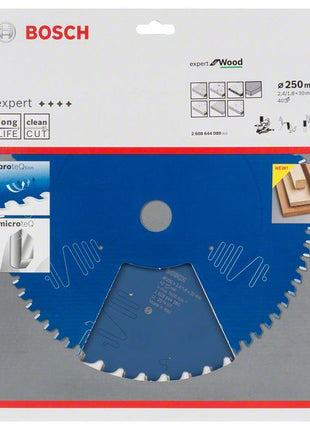 BOSCH Lame pour scie circulaire Expert pour le bois D. ext. 250 mm nombre de dents 40 WZ ( 8000342101 )