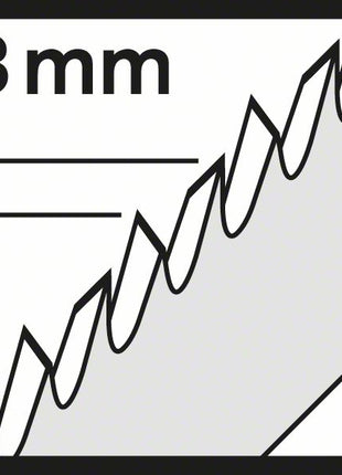 BOSCH Stichsägeblatt T 301 CD Clean for Wood L.117mm Zahnteilung 3mm ( 8000346018 )