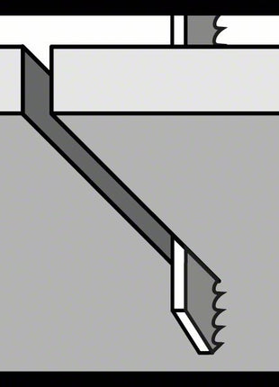 BOSCH Stichsägeblatt T 101 A Special for Acrylic L.100mm Zahnteilung 2mm ( 8000346047 )