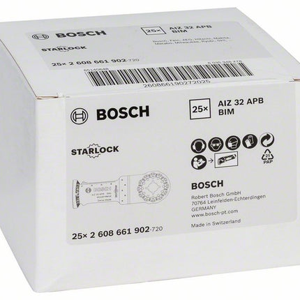 Lame de scie plongeante BOSCH AIZ 32 APB Largeur 32 mm Profondeur de plongée 50 mm ( 8000346221 )