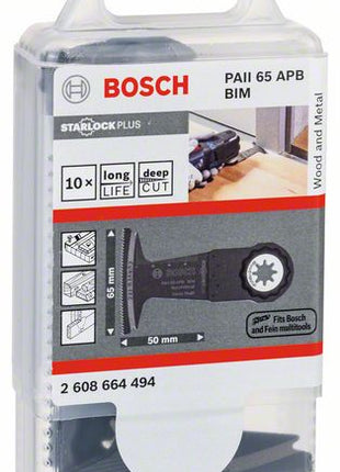 BOSCH Lame de scie plongeante PAII 65 APB largeur 65 mm prof. d'immersion 50 mm ( 8000346241 )