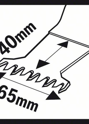 BOSCH Tauchsägeblatt AII 65 BSPB Breite 65 mm Eintauchtiefe 40 mm ( 8000346258 )