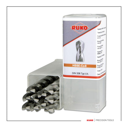 RUKO Foret hélicoïdal Format DIN DIN 338 Type INOX d. nominal 3,5 mm ( 8000426252 )