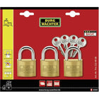 BURG-WÄCHTER Jeu de cadenas Trio 222 40 Épaisseur de l'anse 6 mm Hauteur de l'anse 22 mm ( 8000428780 )