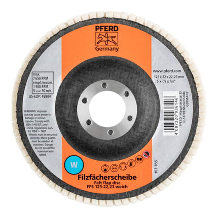 Disque en feutre en éventail PFERD Ø 125 mm ( 8000430461 )