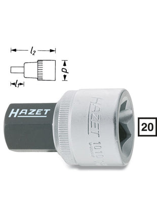 HAZET Douille 1010 3/4 ″ 6 pans creux ( 8000466338 )