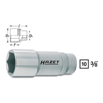 HAZET insert pour clé à douille 880LG 3/8″ 6 pans (8000466546)