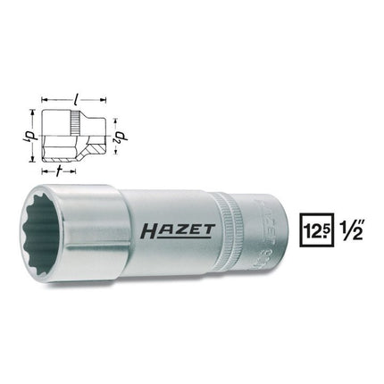 HAZET Douille 900TZ-30 1/2 ″ ( 8000466648 )