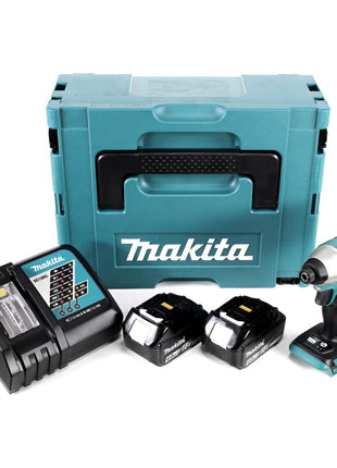 Makita DTD 155 RMJ 18 V Brushless Li-Ion Akku Schlag Schrauber im Makpac + 2 x BL1840 B 4,0 Ah Akku + 1 x DC 18 RC Ladegerät - Toolbrothers