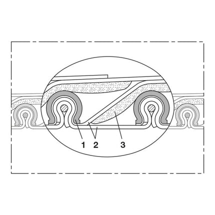 NORRES Tuyau d'aspiration et de soufflage TIMBERDUC® PUR 531 AS D. intérieur 125 mm ( 8000479679 )