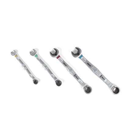 Wera Joker Set 4-tlg. 05073290001 - 4-teiliges Maulschlüssel- und Ringratschen-Set + hochwertiges Stoff-Case - Toolbrothers