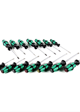 Wera Kraftform Big Pack 300 Schraubendreher Set 14 tlg. + 2x Rack Wandhalterung ( 05105630001 ) - Toolbrothers