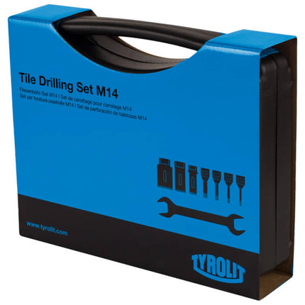 TYROLIT Jeu de perçage pour carrelage DDT 8 pièces D. 6, 8, 10, 12, 20, 25, 35 mm ( 8000757493 )