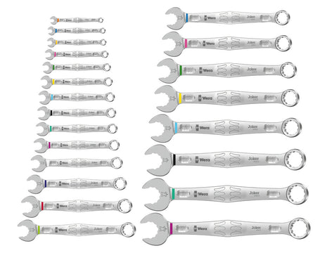 WERA Jeu de clés mixtes 6003 Joker 22 pièces ouverture de clé 5,5 à 32 mm ( 8000907868 )