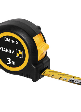 Cinta métrica de bolsillo STABILA BM 100 longitud 3 m ancho 16 mm mm/mm (8000911834)